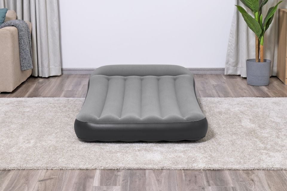 Bestway® 67556 Tritech™ Geniş Tek Kişilik Şişme Yatak ve Entegre Elektrikli Şişirme Aparatı 1.88 m x 99 cm x 30 cm