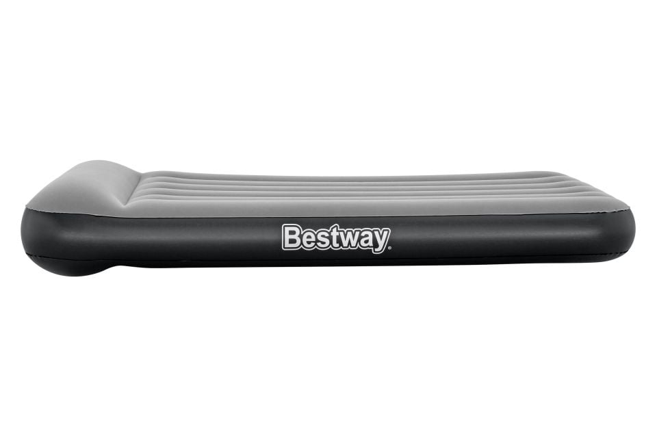 Bestway® 67556 Tritech™ Geniş Tek Kişilik Şişme Yatak ve Entegre Elektrikli Şişirme Aparatı 1.88 m x 99 cm x 30 cm