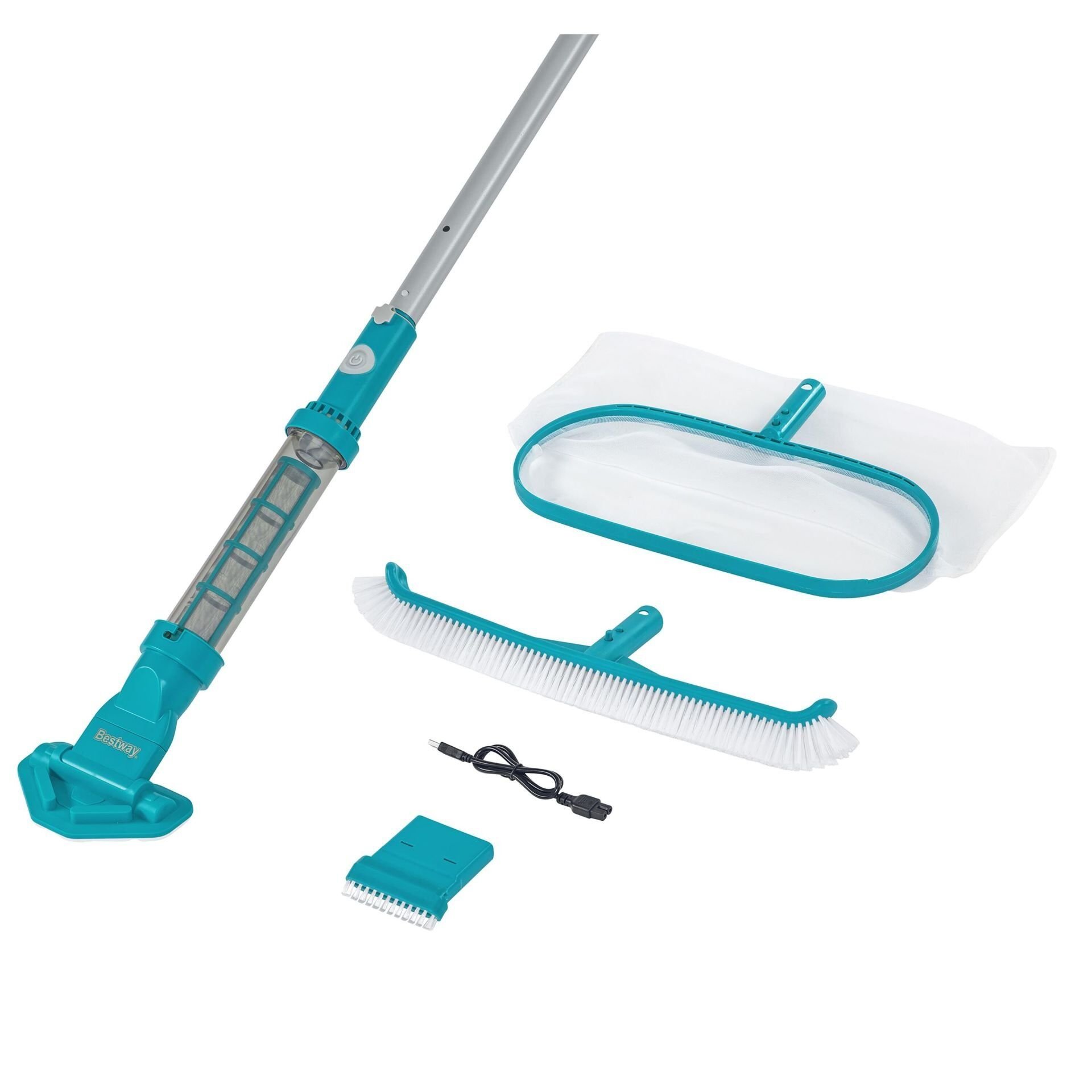 Bestway® 58831 AquaSurge™  58831 Havuz Bakım Seti - Vakum Süpürge ve Süzgeç ile