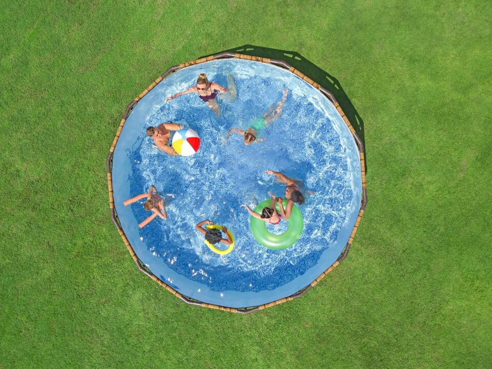 Bestway® Steel Pro MAX™ Splashview™ Çember Yerüstü Havuz Seti 4,27 m x 1,07 m
