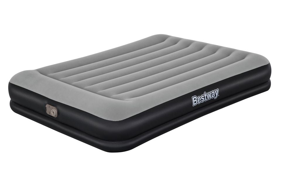 Bestway® 67725 Tritech™ Geniş Çift Kişilik Şişme Yatak ve Entegre Elektrikli Şişirme Aparatı 2.03 m x 1.52 m x 36 cm
