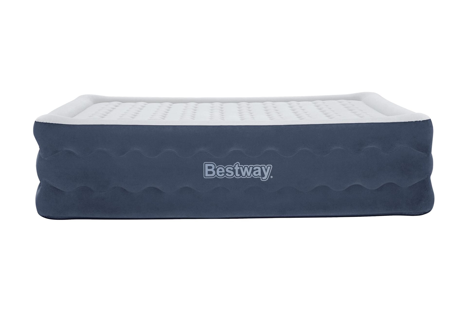 Bestway® 106716PXXX24 Tritech™ TruLeisure™ Geniş Çift Kişilik Şişme Yatak, Elektrikli Entegre Şişirme Aparatı ve Antimikrobiyal Kaplama 2.03 m x 1.52 m x 51 cm