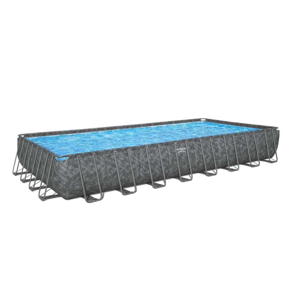Bestway Prefabrik Havuz APX 365  Dikdörtgen Prefabrik Havuz Seti 9,56 m x 4,88 m x 1,32 m 561KJ