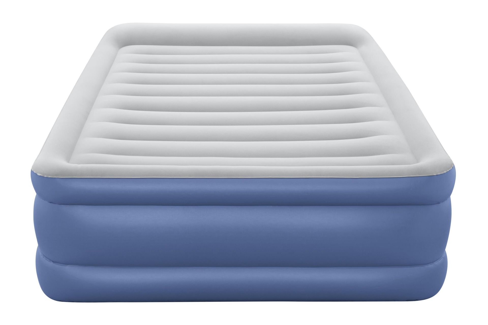 Bestway® 1067690XXX23 Tritech™ Geniş Çift Kişilik Şişme Yatak, Entegre Elektrikli Şişirme Aparatı ve Antimikrobiyal Kaplama 2.03 m x 1.52 m x 61 cm