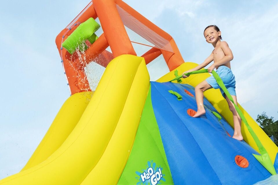 H2OGO! 53478 Mount Splashblast  Çocuklar İçin Mega Şişme Su Parkı 2.67 m