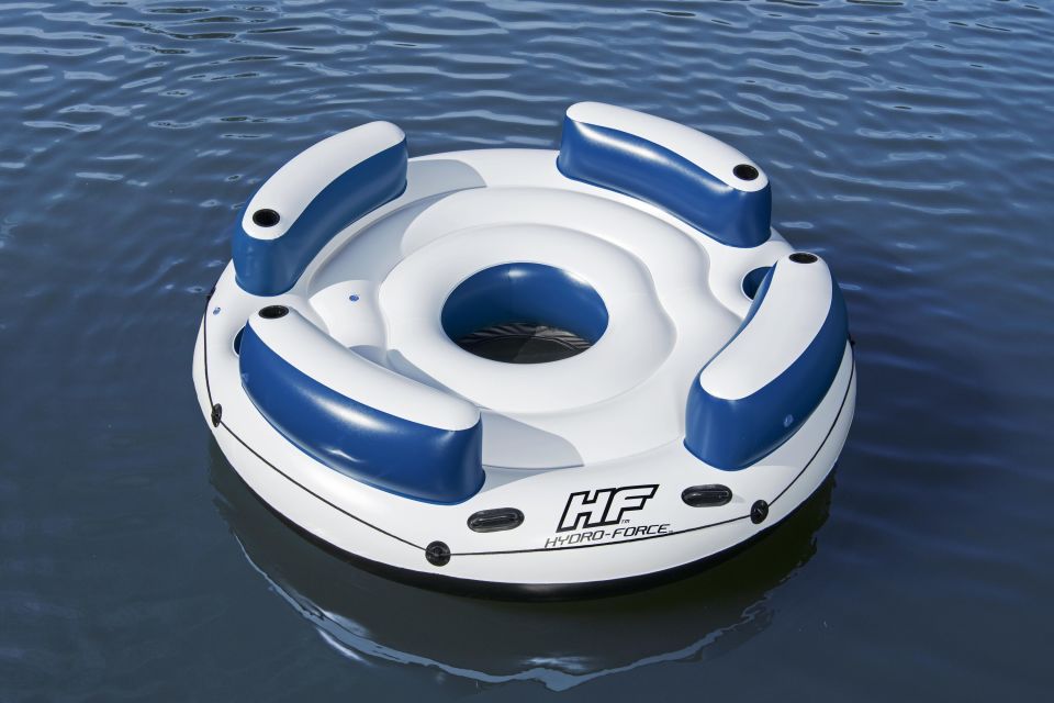 Hydro-Force™ 43536 Lazy Dayz™ 4 Kişilik Şişme Ada, 2.39 m