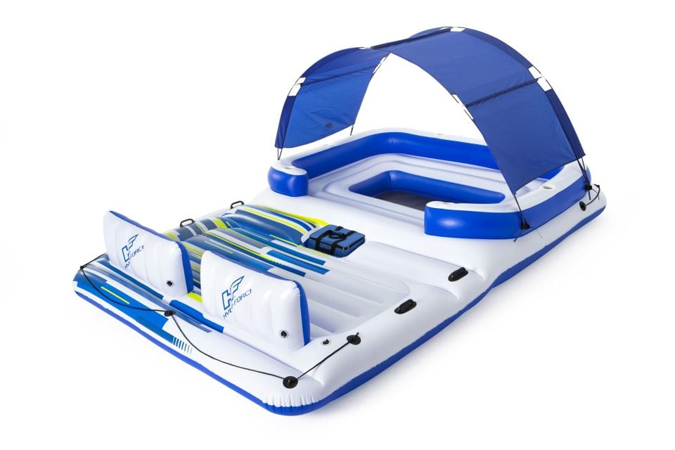 Hydro-Force™ 43105 Tropik Esintiler 6-Kişilik Yüzen Parti Adası