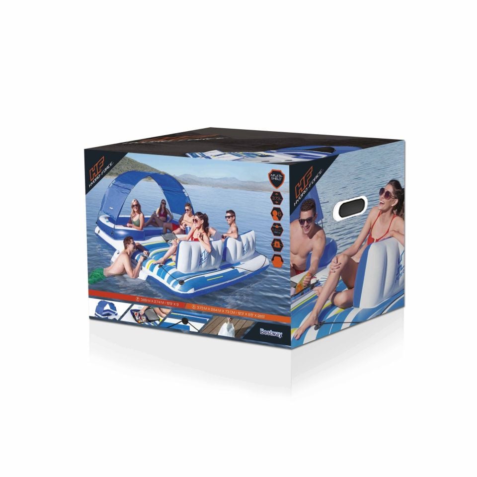 Hydro-Force™ 43105 Tropik Esintiler 6-Kişilik Yüzen Parti Adası