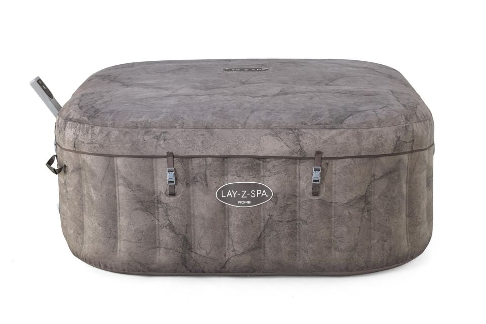 Lay-Z-Spa® 6001K Rome Smart AirJet™ Enerji Tasarruflu Şişme Spa Havuzu, Mobil Uygulama Kontrollü, 4-6 kişilik