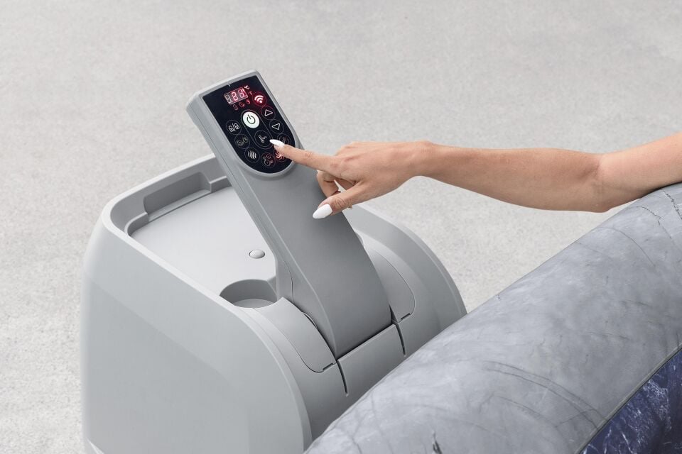 Lay-Z-Spa® 6001Q San Francisco Smart HydroJet Pro™ Enerji Tasarruflu Şişme Spa Havuzu, Mobil Uygulama Kontrollü, 5-7 kişilik