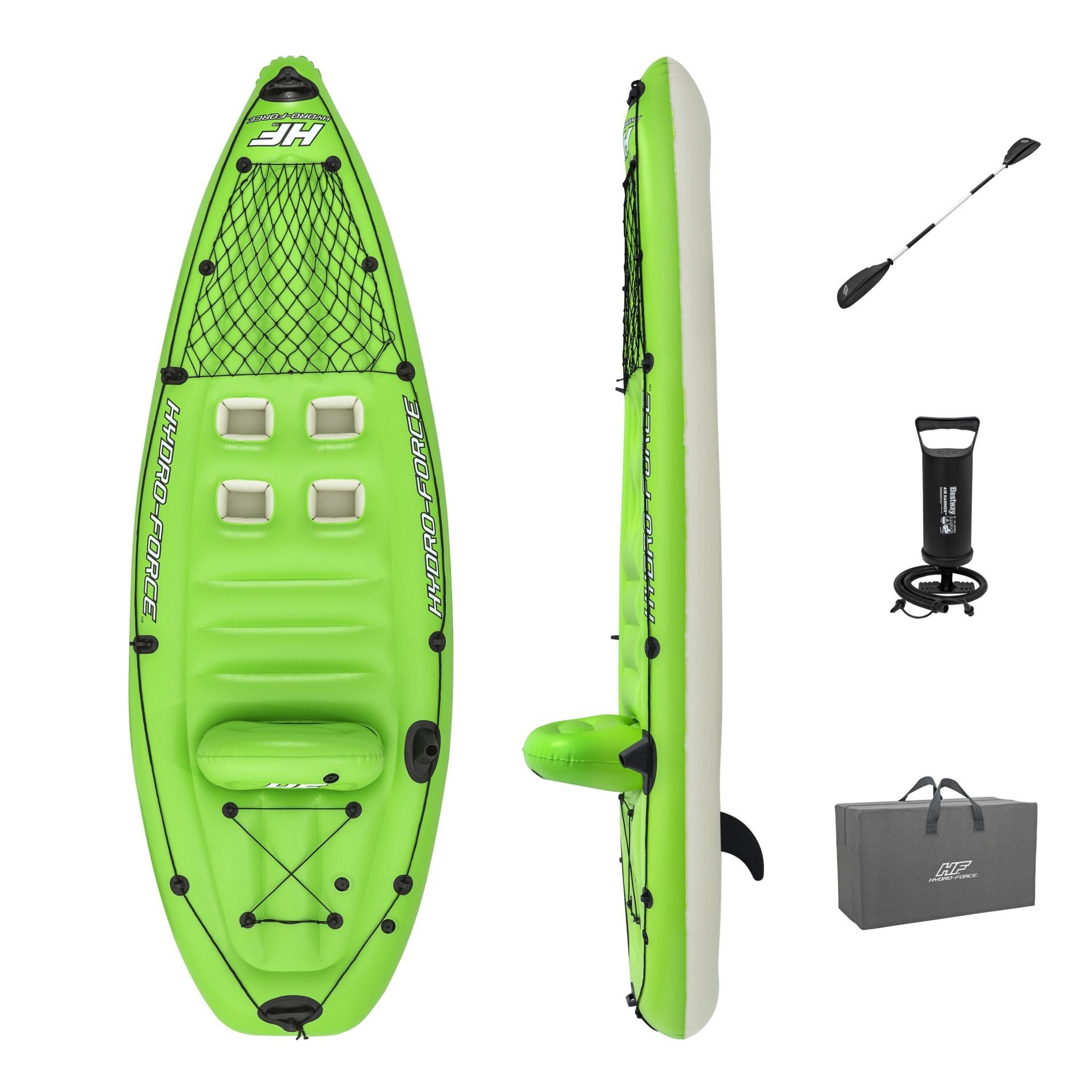 Hydro-Force™ 65097 Koracle™ X1 Balıkçı Şişme Kano Seti 2,85 m
