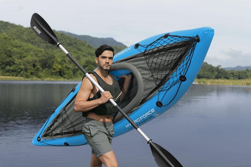 Hydro-Force 65115 Cove Champion X1 Tek Kişilik Kano Seti  2.75m x 81cm