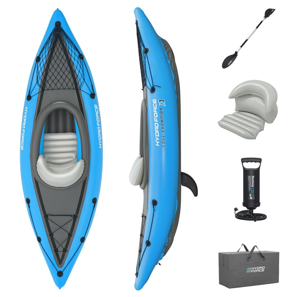 Hydro-Force 65115 Cove Champion X1 Tek Kişilik Kano Seti  2.75m x 81cm
