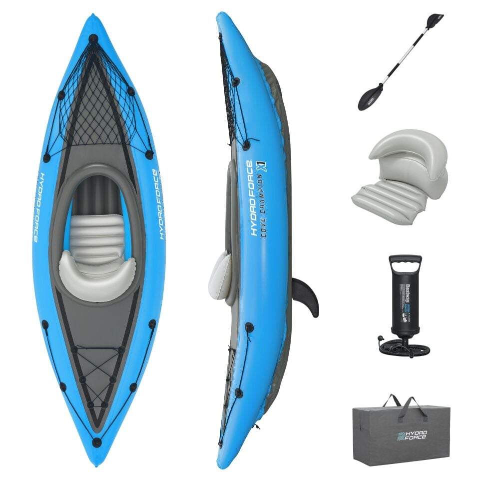 Hydro-Force 65115 Cove Champion X1 Tek Kişilik Kano Seti  2.75m x 81cm