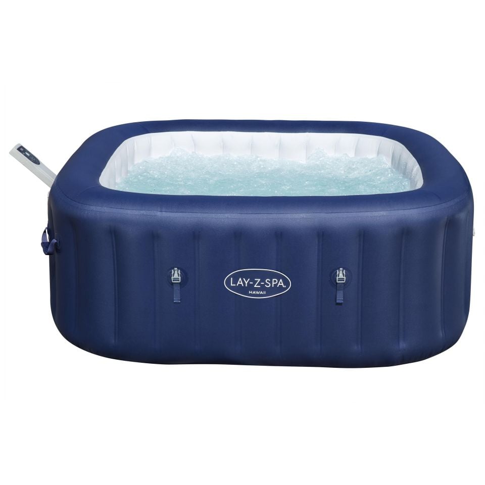 Lay-Z-Spa® Hawaii Smart AirJet™ 6001H Enerji Tasarruflu Şişme Spa Havuzu, Mobil Uygulama Kontrollü, 4-6 kişilik