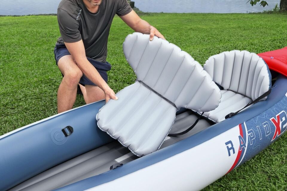 Hydro-Force™ 65077  Rapid X2 İki Kişilik Kano Seti 3.21m x 1.00m