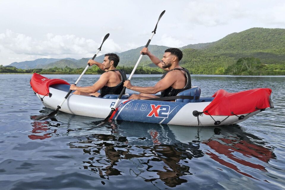 Hydro-Force™ 65077  Rapid X2 İki Kişilik Kano Seti 3.21m x 1.00m