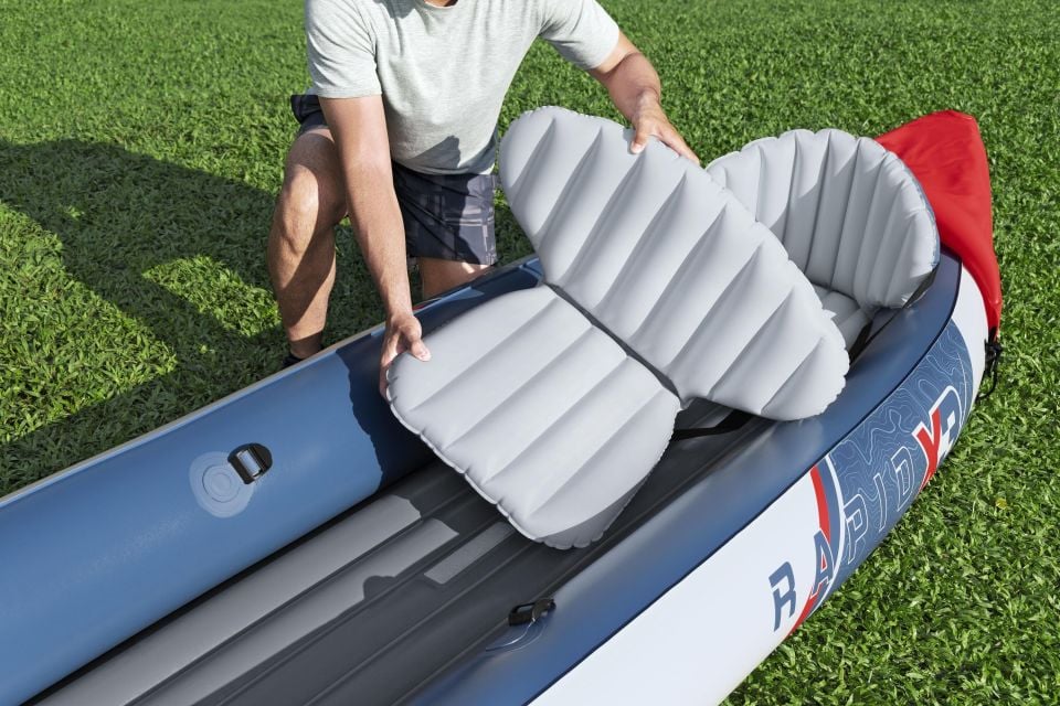 Hydro-Force™ 65132 Rapid X3 3-Kişilik Şişme Kano Seti 3,81 m