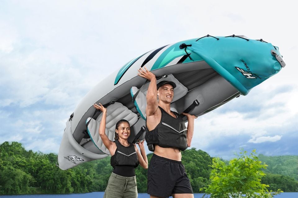 Hydro-Force™ 65142 Rapid Elite™ X2 2-Kişilik Şişme Kano Seti 3,12 m
