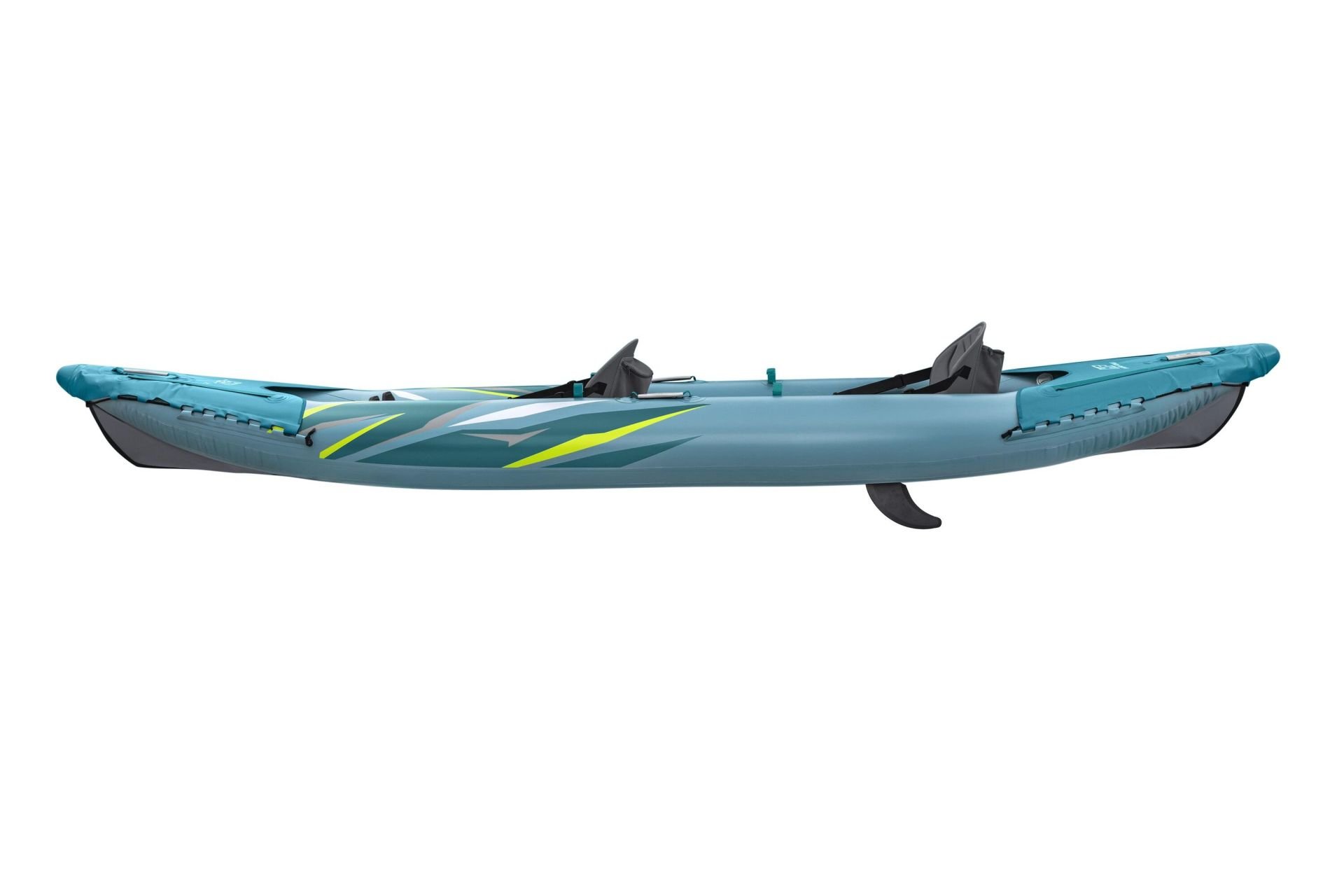 Hydro-Force™ 65167 Waypoint Elite™ X2 Inflatable 2 Kişilik Kano Seti 3.82 m x 1.01 m
