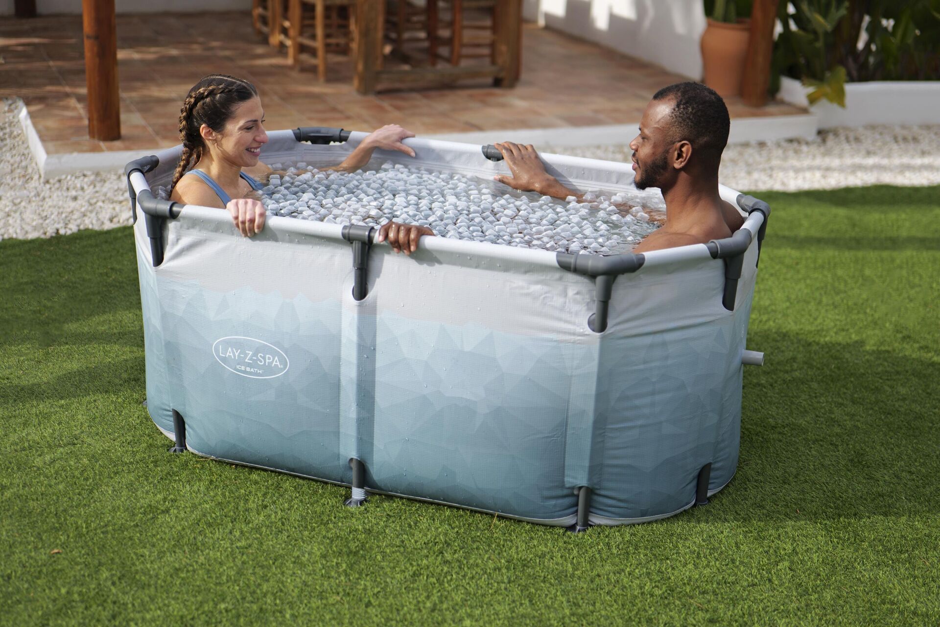 Lay-Z-Spa® Glacial Dip™ 6002N Soğuk Terapi Buz Banyosu Küveti, 2 Kişilik