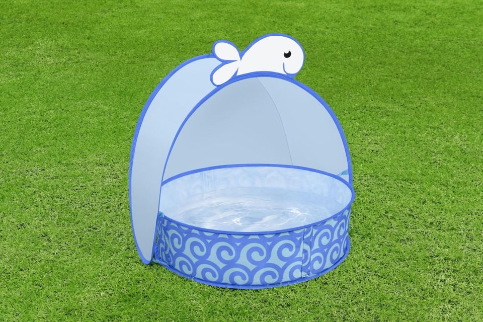 Bestway® 1052577XXX24 Pop-Up n' Splash™ Gölgelikli Bebek Havuzu 78 cm x 68 cm x 60 cm