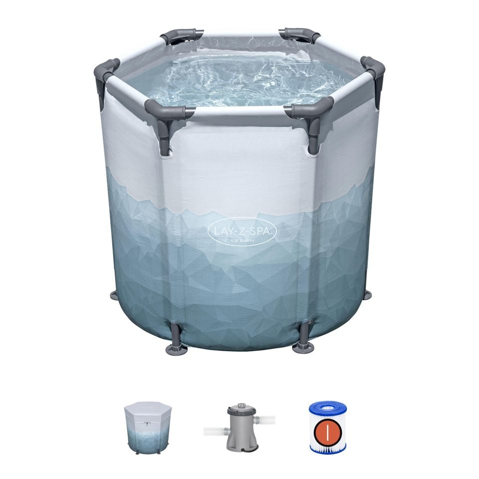 Lay-Z-Spa® Glacial Dip™ 6002K Soğuk Terapi Buz Banyosu Küveti, Tek Kişilik