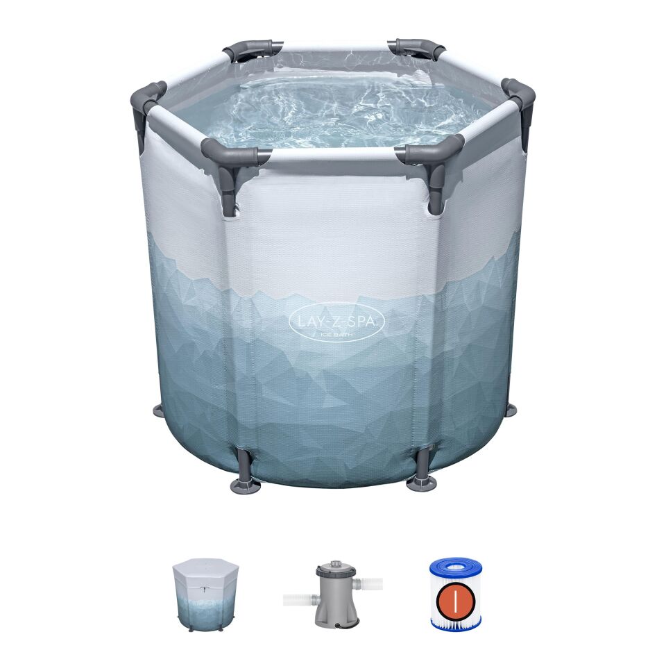 Lay-Z-Spa® Glacial Dip™ 6002K Soğuk Terapi Buz Banyosu Küveti, Tek Kişilik