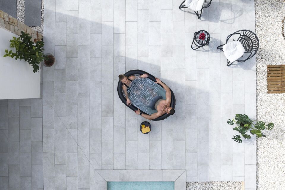 Lay-Z-Spa® Glacial Dip™ 6002Q Soğuk Terapi Buz Banyosu Küveti, 2 Kişilik