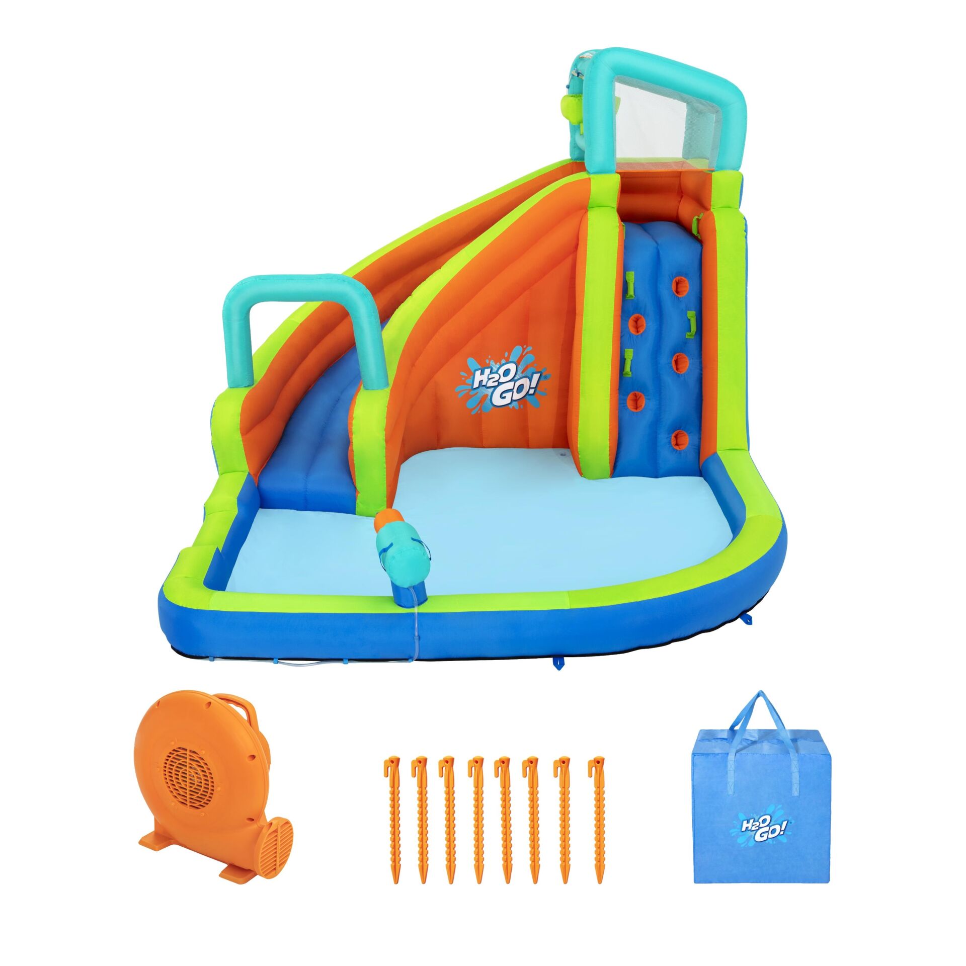 H2OGO! 53408 Turbo Splash Çocuklar İçin Şişme Mega Su Parkı 2.70 m