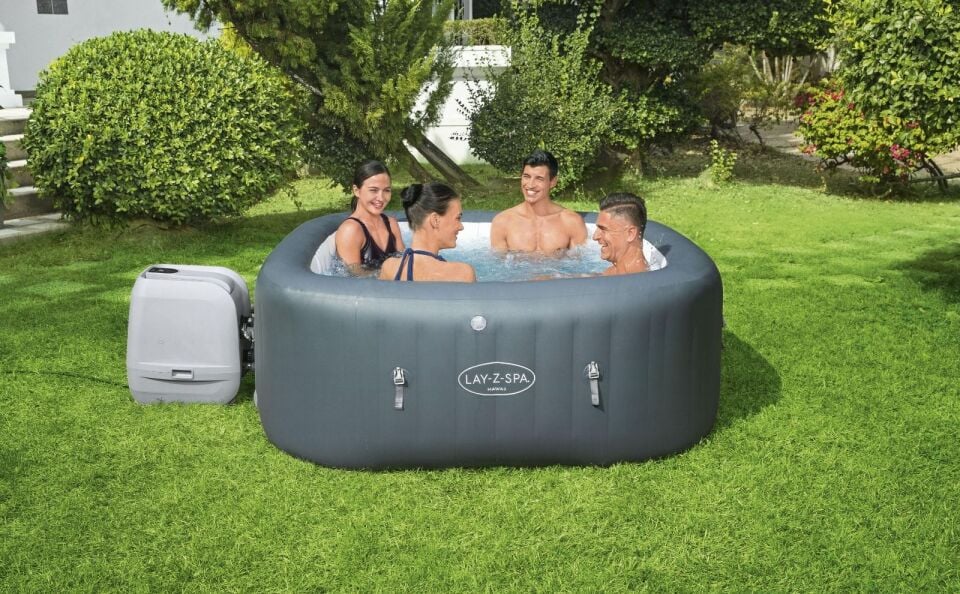 Lay-Z-Spa 60031 Hawaii HydroJet Pro Şişme Spa Havuzu, 4-6 kişilik