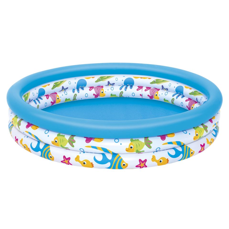 Bestway® 51009 Coral Reef Crew™ Mercanlar Küçük Çocuk Havuzu 1,22 m x 25 cm