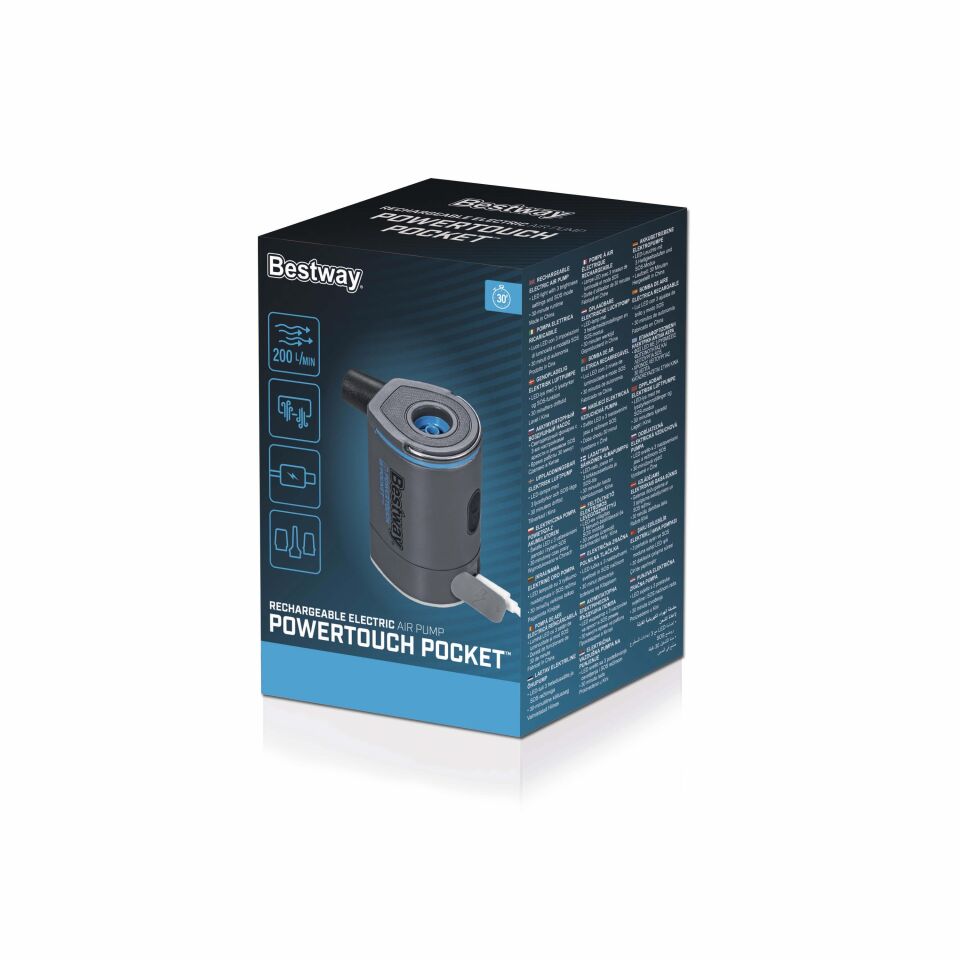 Bestway 62322 PowerTouch Şarjlı Cep Tipi Elektrikli Hava Pompası