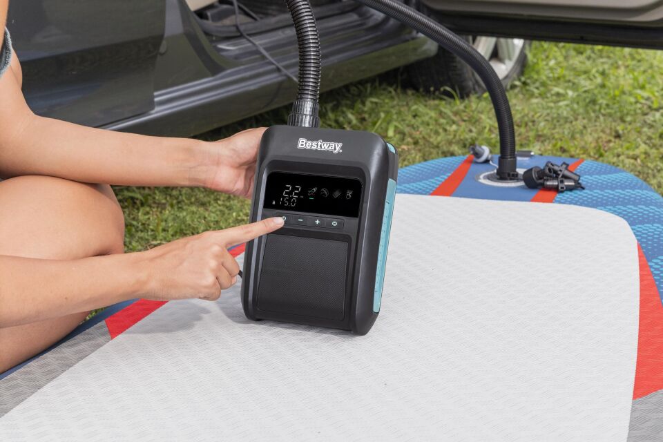 Bestway 62323 PowerGrip SUP 12V Araç Çakmaklık Girişli Elektrikli Pompa