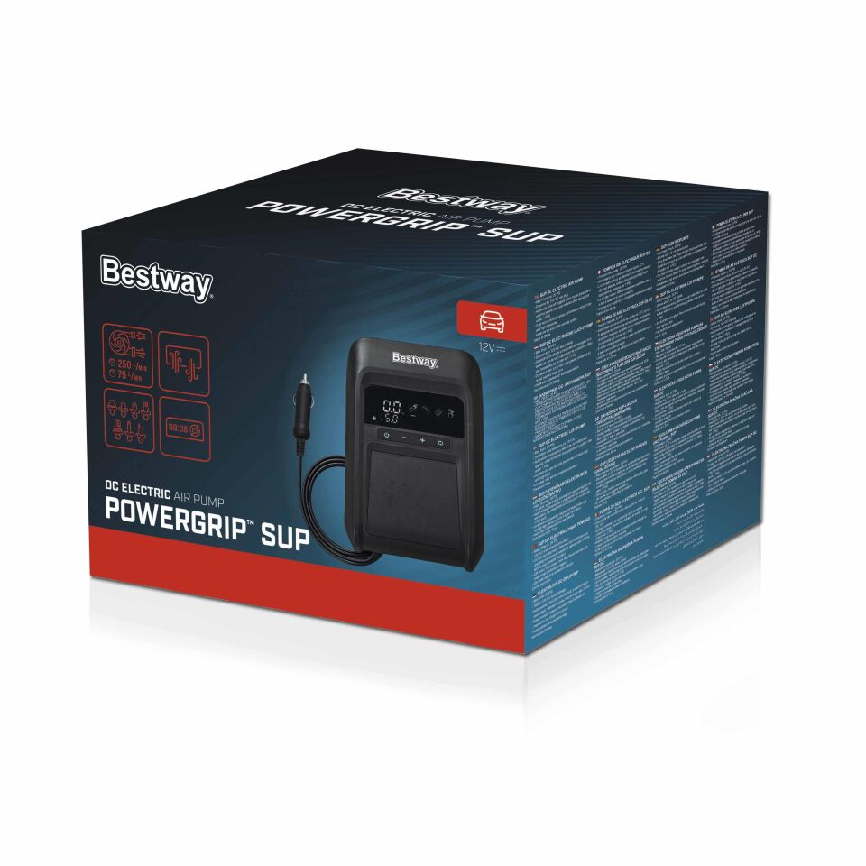 Bestway 62323 PowerGrip SUP 12V Araç Çakmaklık Girişli Elektrikli Pompa