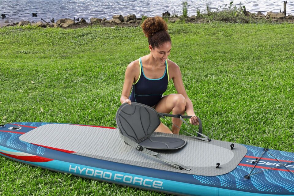 Hydro-Force 10'' x 33'' x 6'' / 3.05m x 84cm x 15cm Oceana 10'' 2-in-1 Stand-Up Paddleboard & Kayak Set