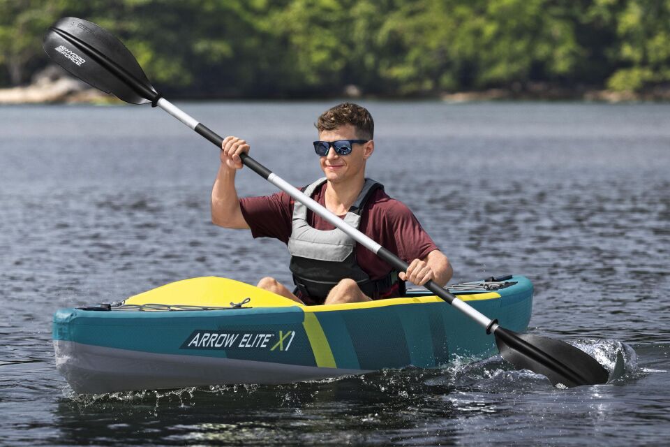 Hydro Force 65179® Arrow Elite™ X1 Tek Kişilik Şişme Kano Seti