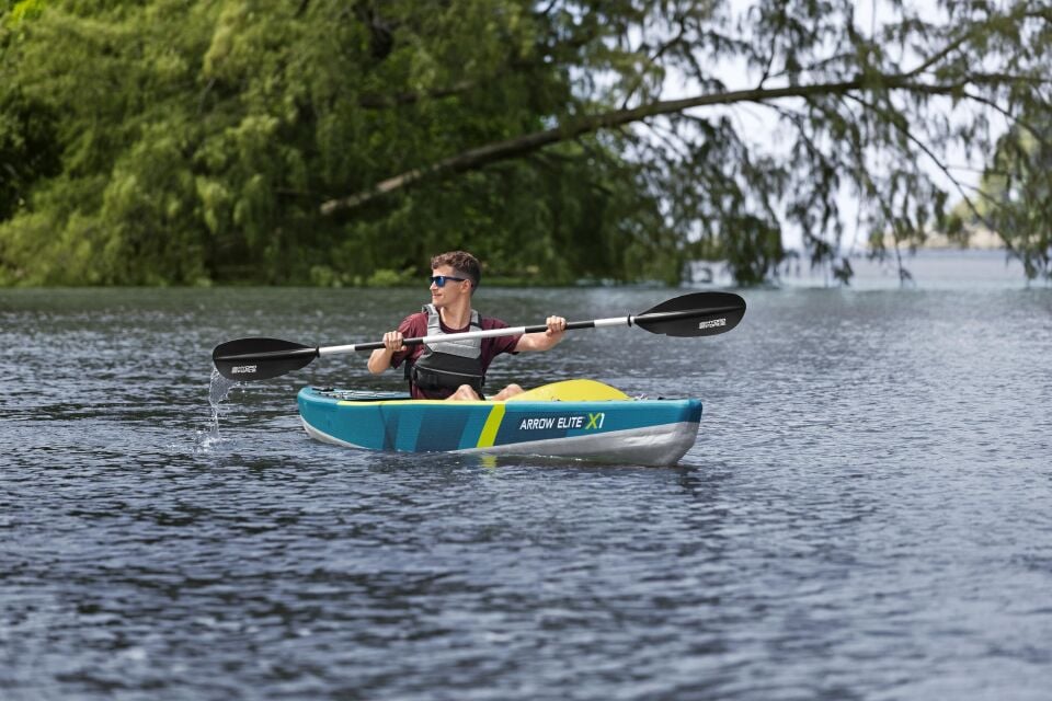 Hydro Force 65179® Arrow Elite™ X1 Tek Kişilik Şişme Kano Seti