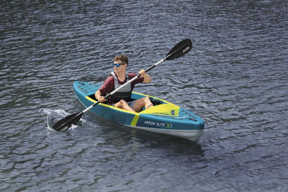 Hydro Force 65179® Arrow Elite™ X1 Tek Kişilik Şişme Kano Seti