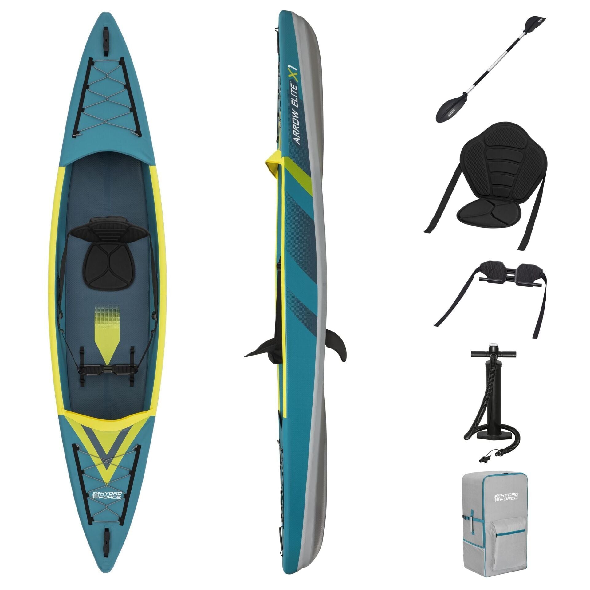 Hydro-Force 65179  Arrow Elite X1 Kano Set  3.65m x 73cm x 30cm