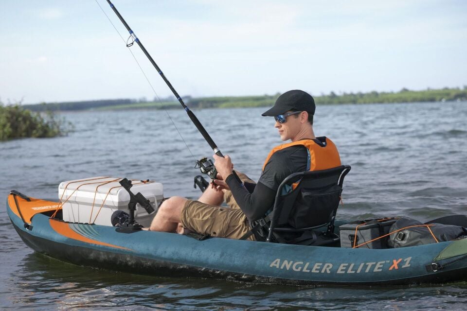 Hydro-Force 65197 Angler Elite X1 BALIKÇI KANOSU SETİ 3.80m x 99cm