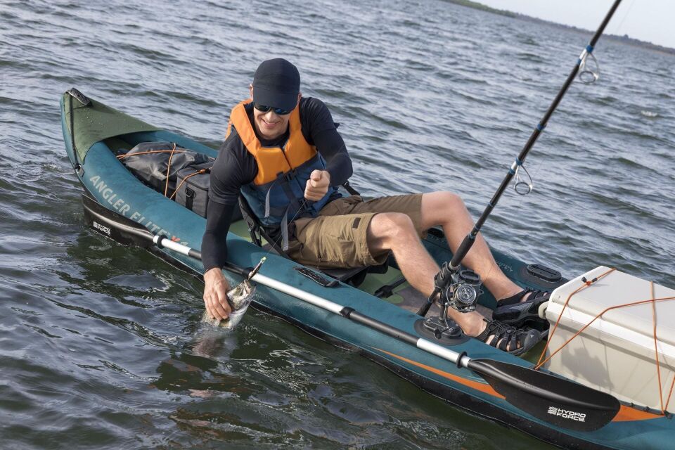 Hydro-Force 65197 Angler Elite X1 BALIKÇI KANOSU SETİ 3.80m x 99cm