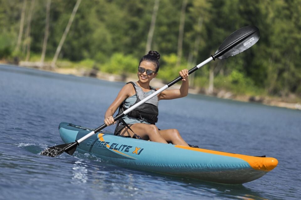 Hydro-Force™ 65180 3.12m x 94cm x 30cm Surge Elite X1 Tek Kişilik Kano Seti