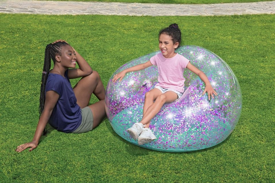 Bestway® 75115 Glitter Dream™ Inflate-A-Chair Çocuklar İçin Şişme Koltuk