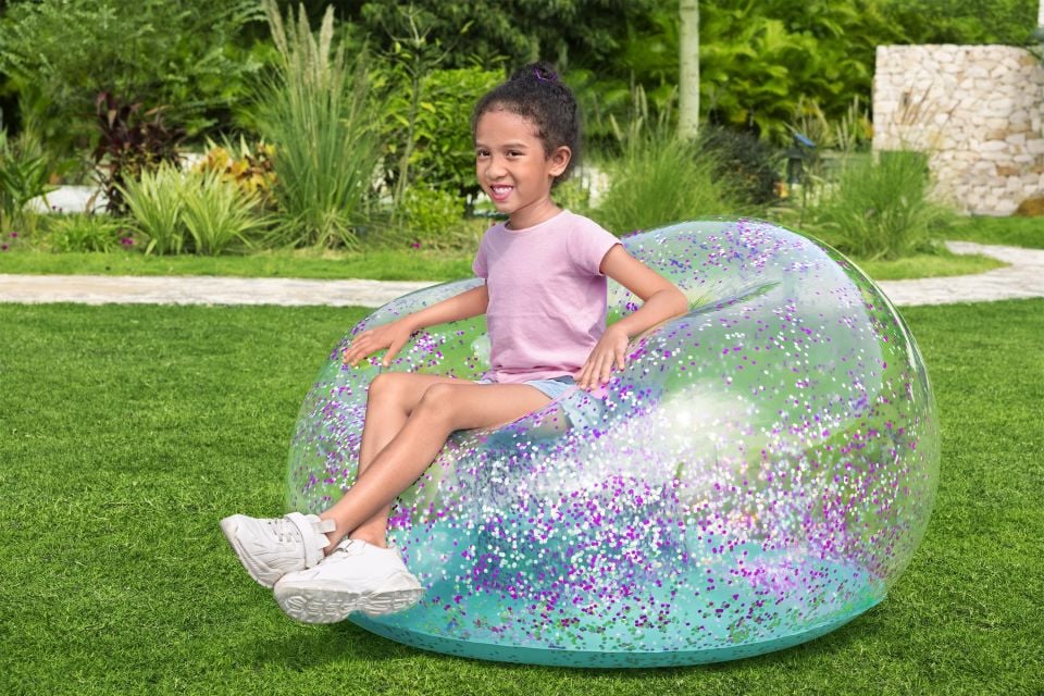 Bestway® 75115 Glitter Dream™ Inflate-A-Chair Çocuklar İçin Şişme Koltuk