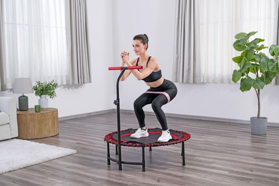 Bestway 59124 Aerobounce Egzersiz ve Fitness Trambolini 102cm x 135cm - Kırmızı