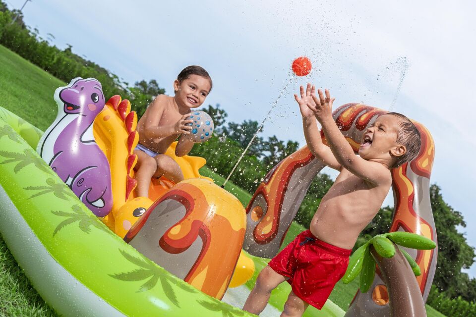 Bestway 53172® Volcano Springs™ Şişme Su Oyun Parkı ve Havuz 2,62 m x 1,88 m x 1,02 m