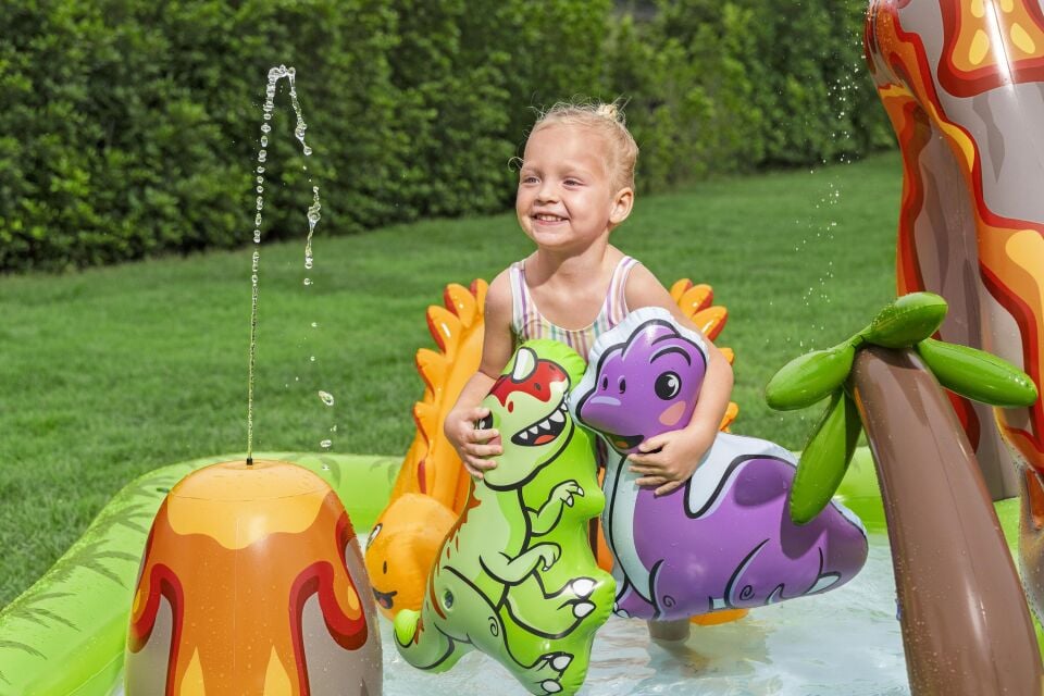 Bestway 53172® Volcano Springs™ Şişme Su Oyun Parkı ve Havuz 2,62 m x 1,88 m x 1,02 m