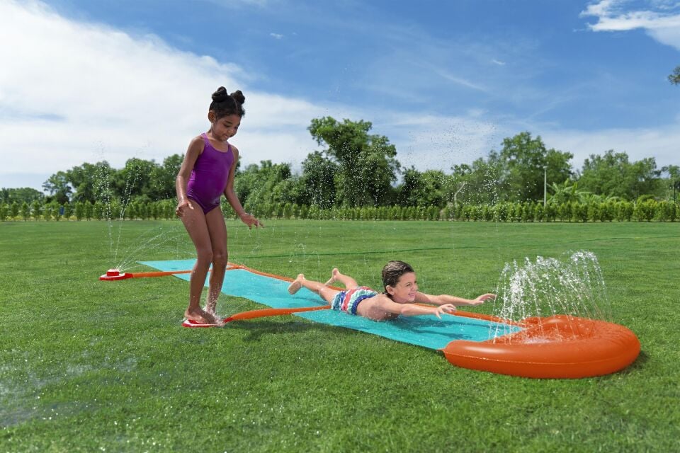 H2OGO! 52718® 4.88 m StompBlast™ Tekli Su Kaydırak Matı