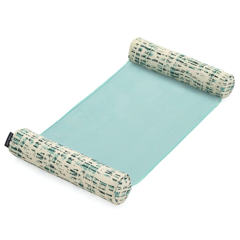 EVERLUXE 43909™ Lüks Kumaş Kaplı Hamak Havuz Şezlongu, Taşıma Askısıyla Birlikte